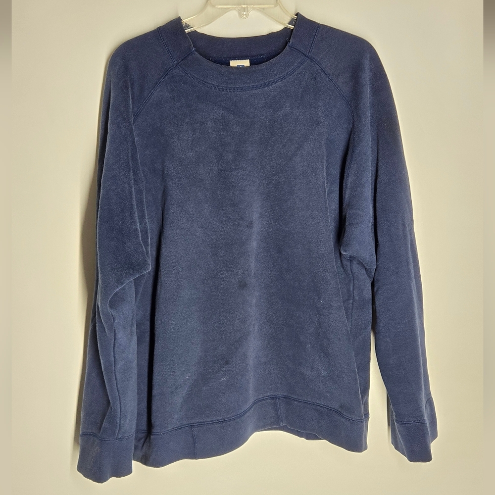 Russell Athletic Blue Heavyweight Crewneck Sweater Classic Comfortable Fit